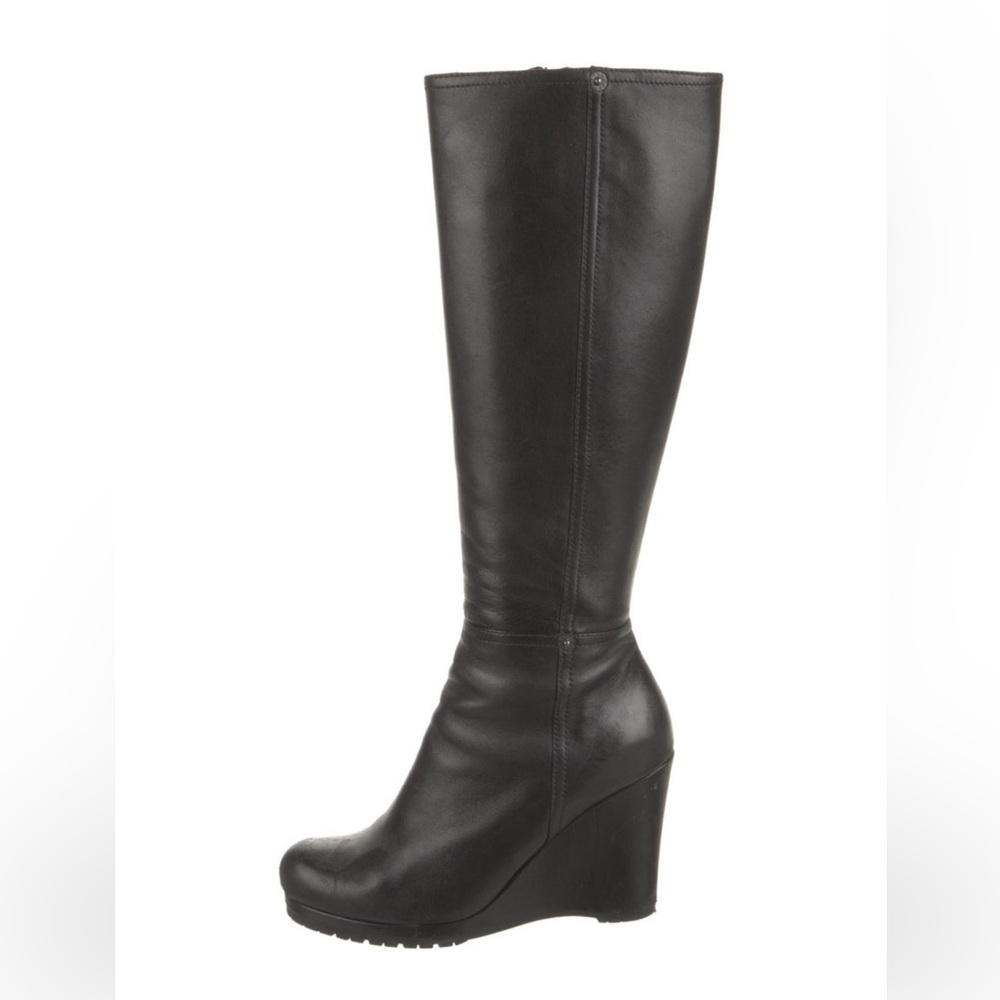 Prada leather boots
